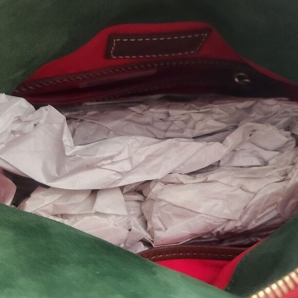 New With Tag! Dooney & Bourke Brown Leather Women' Small Hobo Bag - Picture 6 of 8